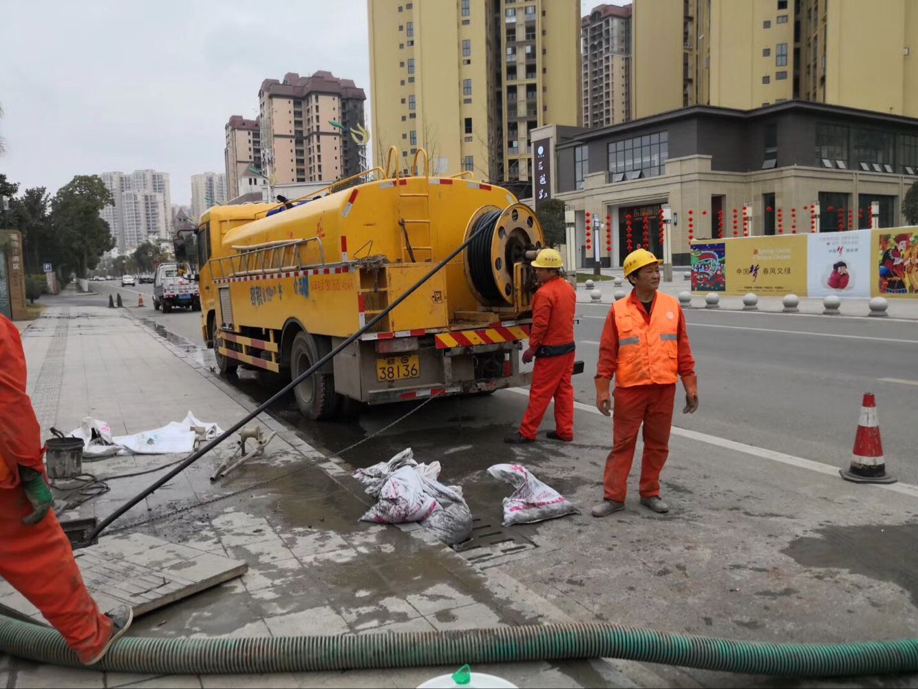 九龙坡排污管道清淤-管道清洗